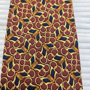 Brooks Brothers Red and Gold Patterned Tie